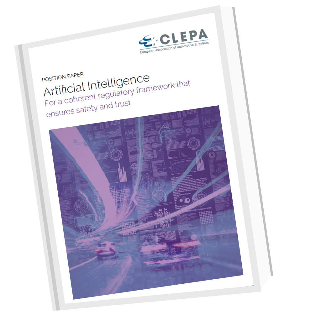 CLEPA Position Paper on Artificial Intelligence - CLEPA – European  Association of Automotive Suppliers