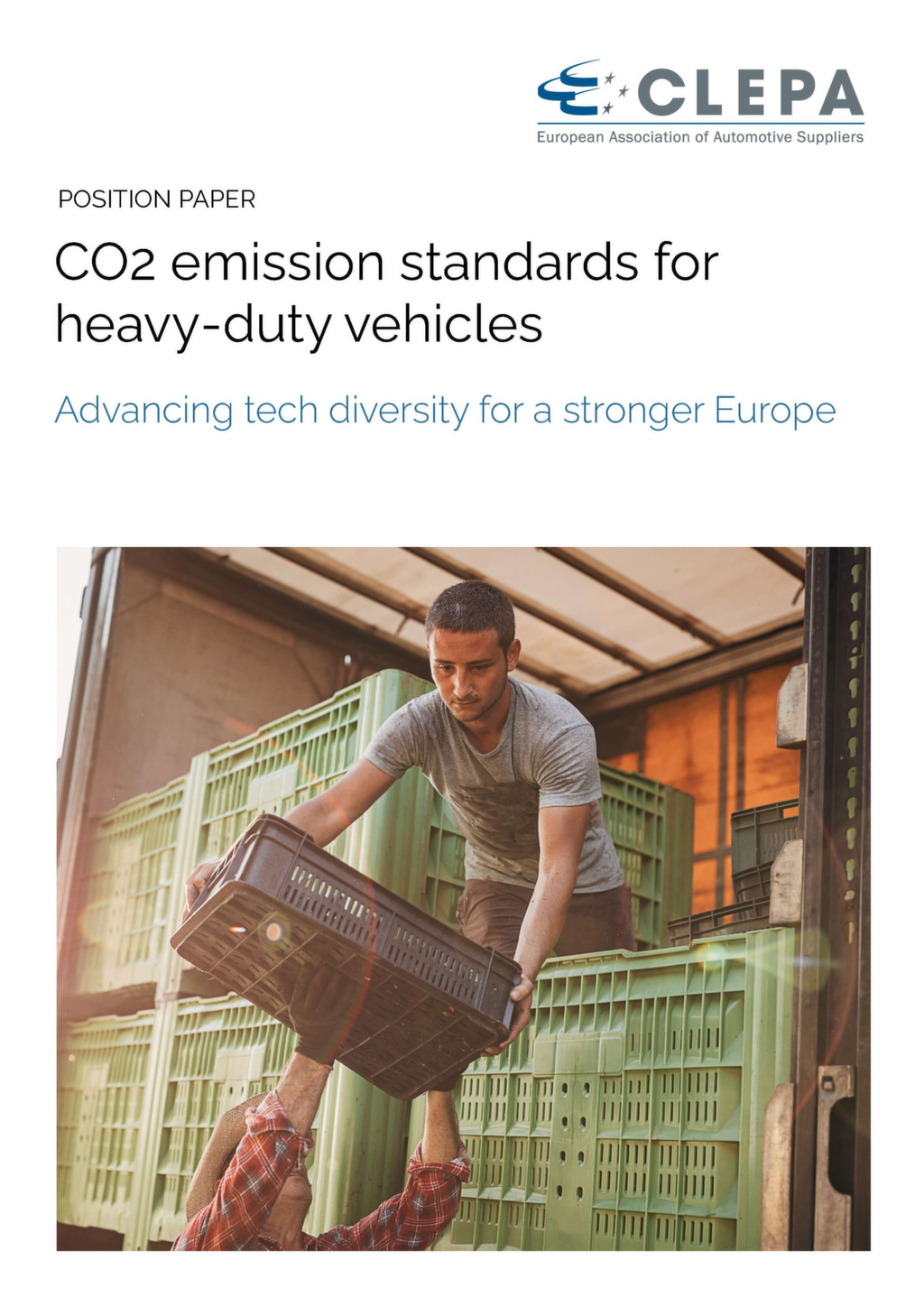 Position Paper: CO2 emission standards for heavy-duty vehicles - Advancing  tech diversity for a stronger Europe - CLEPA – European Association of  Automotive Suppliers